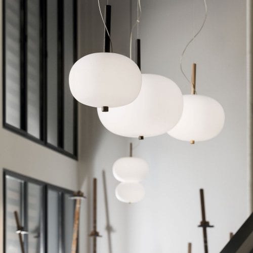 Grok White Pendant Light