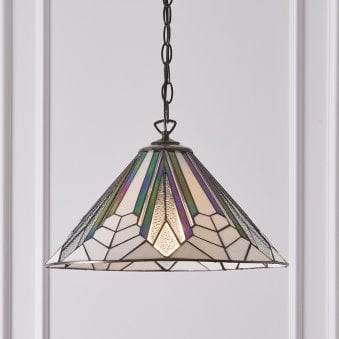 Astoria Medium 1 Light Tiffany Pendant Light