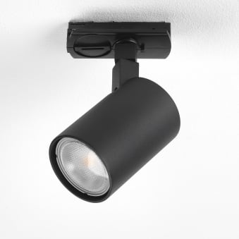 Ascoli GU10 Textured Black Track Spotlight