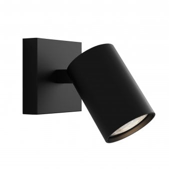 Ascoli Single Spotlight in Matt Black