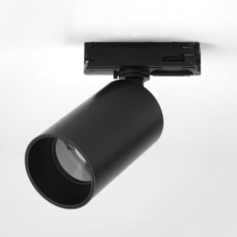Can 50 Matt Black LED Track Spotlight
