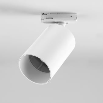 Can 75 Matt White LED Track Spotlight