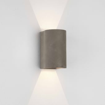 Dunbar 160 LED Up and Down Exterior Wall Light in Concrete