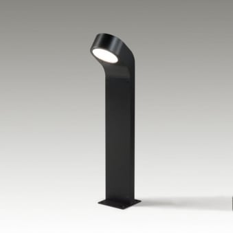 GX53 Soprano Exterior Bollard in Black
