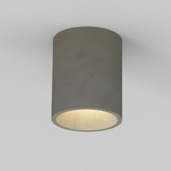 Kos Coastal Surface Mounted Round Concrete Downlight