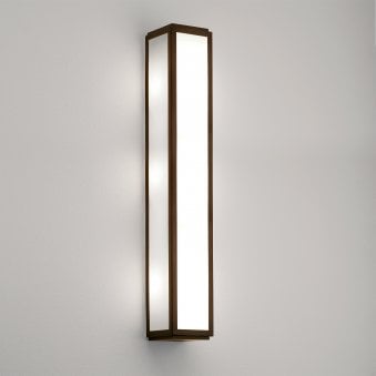 Mashiko Wall 600 LED IP44 Bathroom Wall Light in Bronze