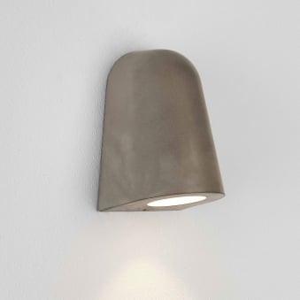 Mast IP44 Exterior Coastal Wall Light in Concrete