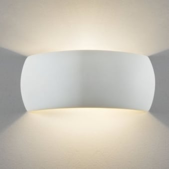 Milo 300 Ceramic Wall Light in White