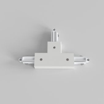 Track Lighting T Connector Right Farside Earth in White