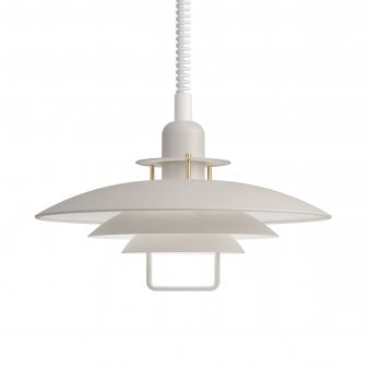 Primus II 430mm Rise and Fall Pendant Light in Sand