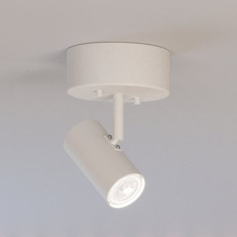 Tyson Single Adjustable Spot Light in White