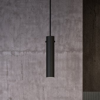 Tyson Single Pendant in Black