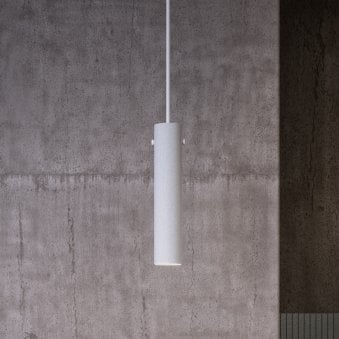 Tyson Single Pendant in White