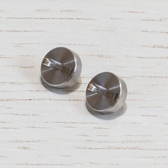 A Pair of Replacemmt Coin Caps For Switches in Steel