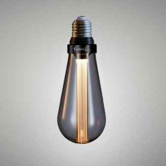 Buster Bulb 2w E27 Teardrop Smoked Non Dimmable 75 Lumen 2500 Kelvin