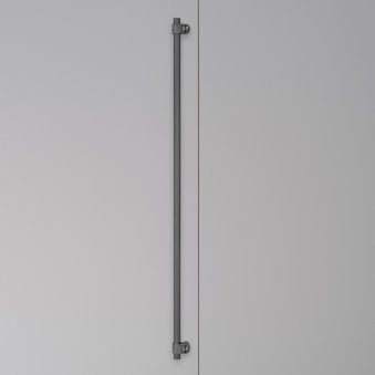 Cast Closet Bar Handle In Gun Metal Grey