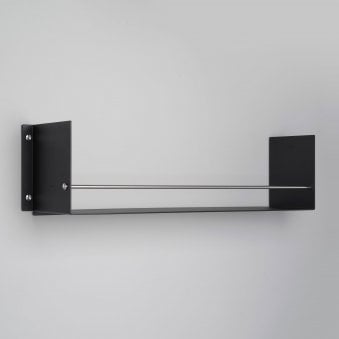 Girder Kitchen Shelf in Black & Steel