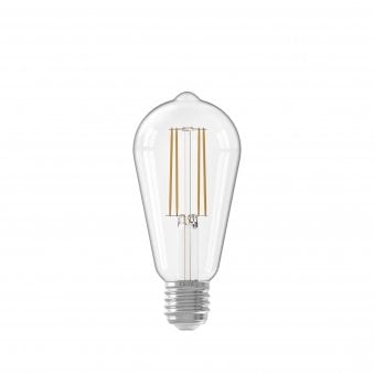 E27 Rustic Warm White Dimmable Pear Shaped LED 4.5W 2700K 470lm
