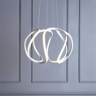 Alonsa LED Pendant Small in White