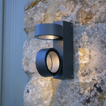 Bohdan IP65 Outdoor LED Wall Light In Matt Grey