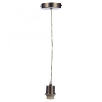 Suspension Kit in Antique Chrome with Clear Cable