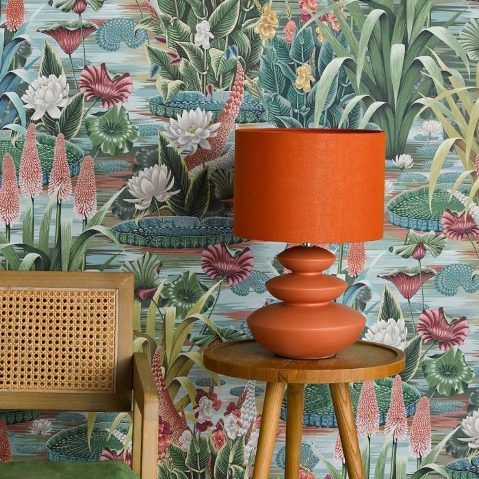 Dar Lighting Discus Ceramic Table Lamp