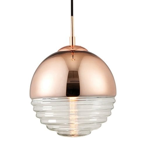 Endon Lighting Glass Pendant Light
