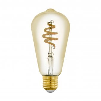 E27 Connect Z Tuneable White Pear Shaped Twist Filament LED 5.5w 400lm