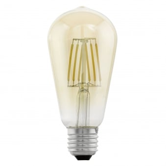 E27 Extra Warm White Amber Pear Shaped LED 4W 2200K 220lm