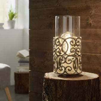 Cardigan Patina Brown Decorative Table Lamp