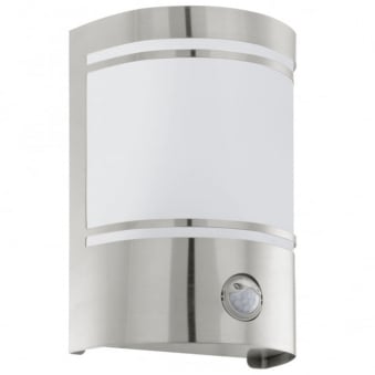 Cerno PIR Outdoor IP44 Stainless Steel Wall Light