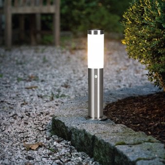 Helsinki Exterior PIR Pedestal Light