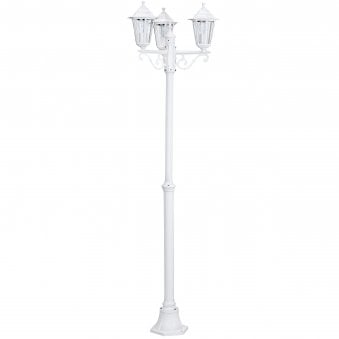 Laterna 5 White IP44 Exterior Cast Aluminium Post Light