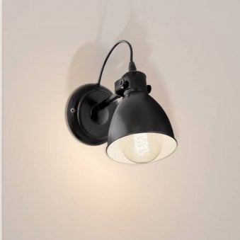 Priddy Wall Light in Black
