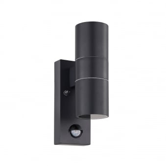 Riga 5 LED PIR Up and Down Exterior Wall Light in Anthracite