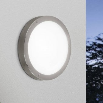 Vento 1 LED Outdoor Wall or Ceiling Light in Stainless Steel