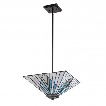 Alderley Tiffany Pendant or Semi Flush Light