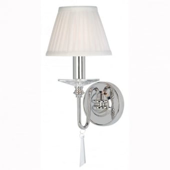 Finsbury Park One Arm Polished Nickel Wall Light