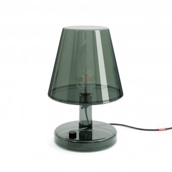 The Trans-Parent LED Table Lamp in Dark Grey