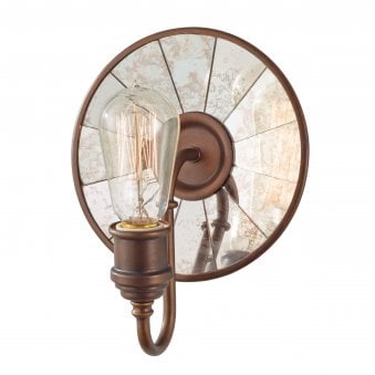 Urban Renewal Single Wall Light in Astral Bronze