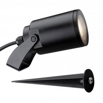 Falcon Resin Coastal IP65 Wall or Spike Light in Black
