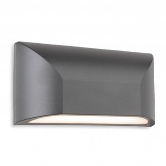 Misson Resin Coastal IP65 LED Wall Light in Graphite