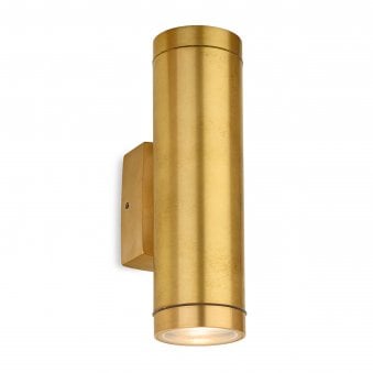 Nautic Solid Brass IP64 Coastal Up & Down Wall Light