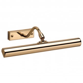 Picture Light 285mm in Polished Brass 