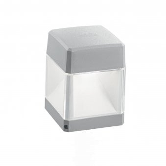 Elisa-WL Coastal 10w 4000k Neutral White LED Wall Cube Light in Grey