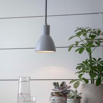 Bankside Pendant Light in Flint