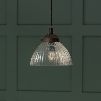 Fovant Small Pendant Light in Antique Bronze