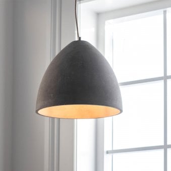 Millbank Large Pendant Light in Polymer Concrete