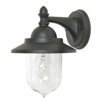 Sandown IP44 Outdoor Wall Light in Black