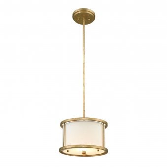 Lemuria Duo-Mount Mini Pendant in Distressed Gold